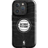 NBA Detroit Pistons Black Animal Print iPhone 16 Pro Impact Case
